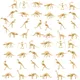 40/50/60Pcs Archeological Dinosaur Skeleton Simulation Dinosaur Toy Model Excavation Dinosaur Bones