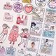 Stickers 23pcs Foreign Girl Hand Account Tool Set A Girl's DIY Scrapbooking Collage Mobile Phone