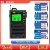 Retekess tr111 radio fm tragbare radios bin fm mini ham radio kurzwelle notfall amateur radio multi