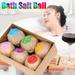 Gzwccvsn 6PCS Bubble Bath Ball Shower Bomb Skin Essential Oil Moisturizing Exfoliating Bath Bombs for Women