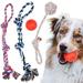 Pacific Pups Products for Dogs - Dog Toy Pack of 4 Big Dog Toys for Large Dogs Aggressive Chewers Super Chewer Dog Toys Large Dog Toys Set Dog Rope Toys Durable Dog Toys for Aggressive Chewers