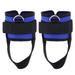 2pcs Ankle Strap Padded D-ring Ankle Cuffs for Gym Workouts Cable Machines Butt and Leg Weights Exercises (Blue)