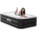 Airefina Twin Air Mattress with Built-in Pump Inflatable Airbed Quick Self-Inflation/Deflation in 2 Mins 550lb MAX