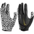 Nike Vapor Jet 7.0 Football Gloves Gray | Gold Medium