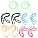 NUOLUX 12 Pcs Yoga Fitness Headband Anti-slip Hair Band Fine Hair Accessories (Random Color)