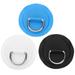 NUOLUX 3Pcs Surfboard Cord Rings Boat Ring Fittings Kayak Back Buckle Kayak Cords Fixing Buckle