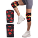 Anime Knee Compression Sleeve for Knee Pain - Non-Slip Elastic Neoprene Fabric Gym Knee Brace Sleeves Support Weight Lifting Running Sports and Fitness Equipment Workout Accessories for Women & Men