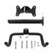 Bike Wall Mount Garage Bike Rack Adjustable Bike Hanger Storage Garage Home Horizontal Bike Hook Bike Holder for Road Bike Hybrid Bikes Not adjustable