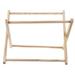 NUOLUX 1pc Desktop Storage Holder Magazine Newspaper Display Rack Wood Storage Rack