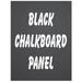 18 x 24 Black Chalkboard Replacement Panel for Sidewalk Sandwich Board A-Frame Signs