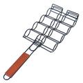 Basket Corn Grill Grilling Bbq Barbecue Holder Rack Fish Cob Clip Barbeque Outdoor Baskets Meat Kabob The Portable Steel