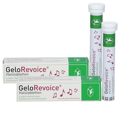 Gelorevoice Halstabletten Holunderbl.-Mentholfrei Doppelpack 2x20 St Lutschtabletten Image