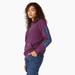 Dickies Women's Water Repellent Sleeve Logo Hoodie - Plum Caspia Size XL (FW202)