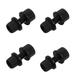 NUOLUX 4pcs Motorcycles Scooter Nylon License Plate Fastenings License Plate Bolts