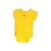 Gerber Short Sleeve Onesie: Yellow Print Bottoms - Size 3-6 Month