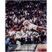 Dennis Rodman Chicago Bulls Autographed 8" x 10" Diving Photograph