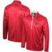 Men's Colosseum Red Maryland Terrapins The Machine Half-Zip Jacket