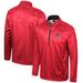 Men's Colosseum Red NC State Wolfpack The Machine Half-Zip Jacket