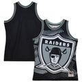 Men's Mitchell & Ness Black Las Vegas Raiders Big Face 7.0 Fashion Tank Top