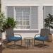 3-Piece Patio Bistro Set with Cushions