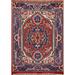 Geometric Heriz Serapi Indian Accent Rug Hand-Knotted Wool Carpet - 2'0" x 3'0"