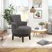 Livingroom Sherpa Swivel Accent Arm Chairs Wingbac Club Chairs