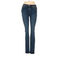 Hudson Jeans Jeggings - Mid/Reg Rise: Blue Bottoms - Women's Size 27 - Dark Wash