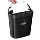 VidaTeco Micro-Cut Paper Shredder 10-Sheet Shreds Paper/Card/Staple/Clip Paper Shredder for Home Office Security Level P-4 Jam Proof System 15L Pullout Basket