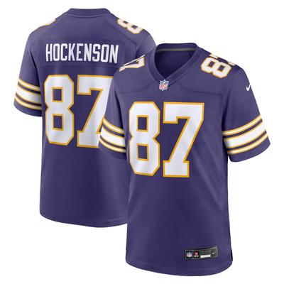 Minnesota Vikings Nike Nike Game Sekundär Ausweichtrikot - Lila - T.J. Hockenson - Herren Image