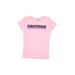 Baby Gap Short Sleeve T-Shirt: Pink Tops - Kids Girl's Size Up to 7lbs