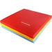 Balancefrom Fitness Gogym 6X2ft Folding 3 Panel Exercise Mat, Red/White/Blue Vinyl in Red/Blue/Yellow | 72 H x 24 W x 2 D in | Wayfair BFGM-3MULTI