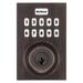 Kwikset Home Connect Smart Electronic Single Cylinder Deadbolt in Brown | 4.3 H x 2.8 W x 1.25 D in | Wayfair 98930-005