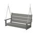 POLYWOOD® Lakeside 2 Person Porch Swing in Gray | 23.19 H x 48.5 W x 23.97 D in | Wayfair MNS481GY