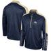 Men's Colosseum Navy Georgia Tech Yellow Jackets Marled Half-Zip Jacket