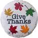 Arlmont & Co. Odyn Odyn Fall Leaves/Give Thanks Garden Art Resin/Plastic | 1 H x 10 W x 10 D in | Wayfair F92BA2E26EBF4D6EB1F7E0617AE545D1