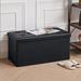 Ebern Designs 30 inches Folding Storage Ottoman, 80 L Storage Bench | 14.8 H x 30 W x 14.8 D in | Wayfair BB73335961064DF38F648DCB161867E5