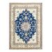 Blue 93 x 63 x 0.25 in Area Rug - Isabelline Oriental Handmade Hand-Knotted Rectangle 5'3" x 7'9" Wool/Cotton/Silk Area Rug in Light/Cream Silk/ | Wayfair