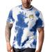 Men's MSX by Michael Strahan Royal Los Angeles Rams Freestyle Tie-Dye T-Shirt