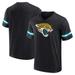 Men's Fanatics Branded Black Jacksonville Jaguars Jersey Tackle V-Neck T-Shirt