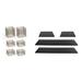 Front of the House BST047MUM28 10 Piece BÂ³ Buffet Building Blocks Riser Set - Black Bamboo/ Copper