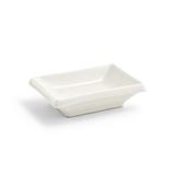 Front of the House DSD025BEP23 2 oz Rectangular Dish - Porcelain, White