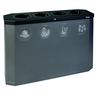 Sixco Recycling-Station-4fach, 4 x 45 Liter, eisenglimmer