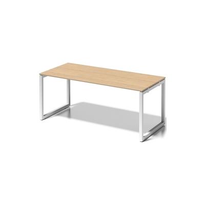 Bisley Schreibtisch Cito BxTxH 180x80x74cm ahorn Gestell verkehrsweiß Image