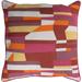 Antonin Abstract Modern Bright PinkDown or Poly Filled Throw Pillow 20-inch