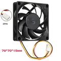 voss cooling fan 12v case quiet silent 7cm/70mm/70x70x15mm computer/pc/cpu cpu cooling fans cpu