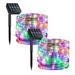 Solar Rope Lights LED Solar String Lights Solar Lights Rope Waterproof Tube Lights with Solar Panel for Outdoor Indoor Home Decoration Garden Patio Parties 72 Feet 200 LED 8 Modes 2Pack