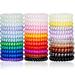 Spiral Hair Ties DeaLott 30Pcs No Crease Hair Ties Candy Color Phone Cord Hair Ties Coils Spiral Bracelets Elastic Coil Hair Ties Ponytail Holders Hair Accessories for Women Girls All Hair S
