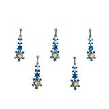 Comet Busters Long Traditional Blue Bindi For Women (Bin029)