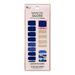 Dashing Diva Gloss Nail Strips - Blue Vixon | UV Free Chip Resistant Long Lasting Gel Nail Stickers | Contains 32 Nail Wraps 1 Prep Pad 1 Nail File