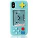 Squishy 3D Cartoon Game Case Compatible with iPhone Xs Max Creative Liquid Stars Funny Play Case Soft Rubber Protective Cover for Girls Women (Blue iPhone Xs Max)